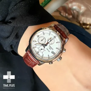 ساعت مچی زنانه تیسوت مدل prc 200 قهوه ای