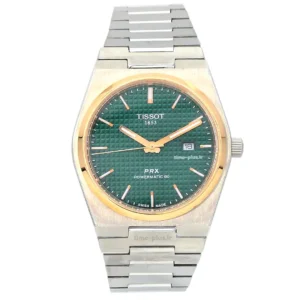 ساعت مچی مردانه تیسوت مدل PRX سبز