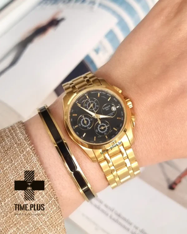 ساعت مچی زنانه تیسوت مدل T035627 طلایی