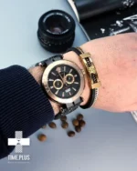 ساعت مچی مردانه ورساچه مشکی و رزگلد