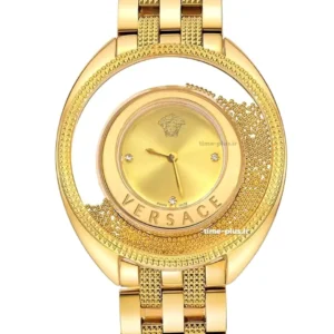 ساعت مچی زنانه ورساچه مدل دستینی طلایی