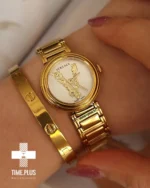 ساعت مچی زنانه ورساچه مدل Virtus طلایی
