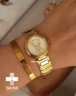 ساعت مچی زنانه ورساچه مدل Virtus طلایی