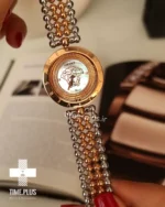 ساعت مچی زنانه ورساچه مدل گردان نقره ای و رزگلد
