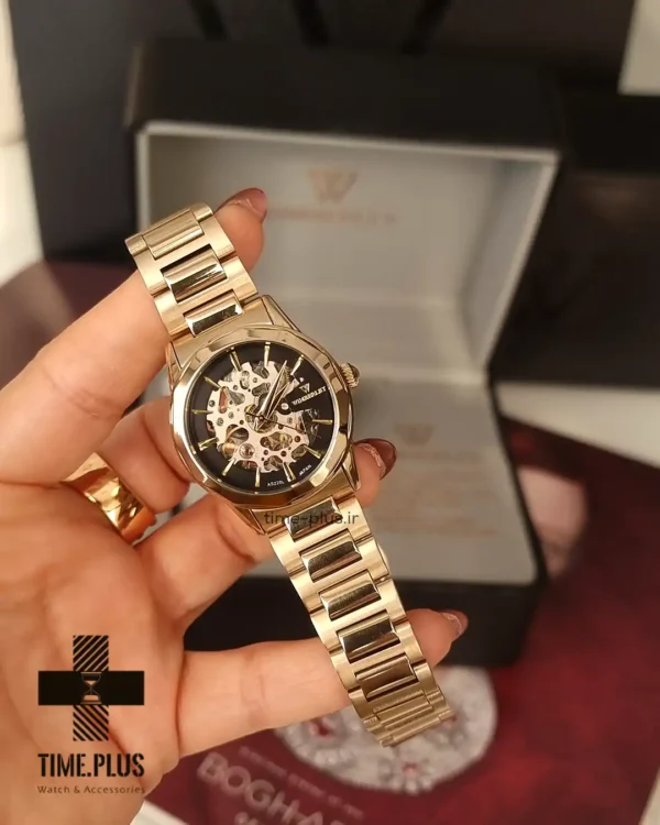 ساعت مچی زنانه ویمبرلی مدل WB-AS220L-G طلایی