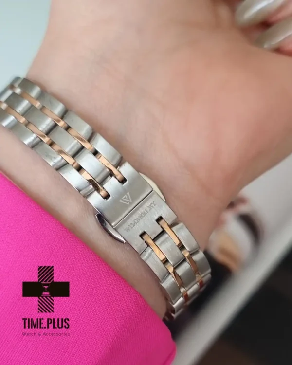 ساعت مچی زنانه ویمبرلی مدل WB-CS110L-K نقره ای و رزگلد