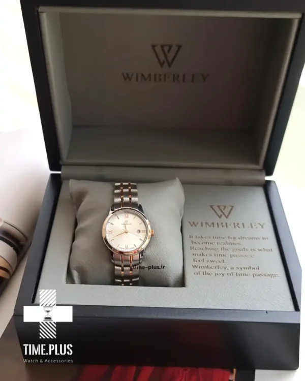 ساعت مچی زنانه ویمبرلی مدل WB-CS110L-K نقره ای و رزگلد