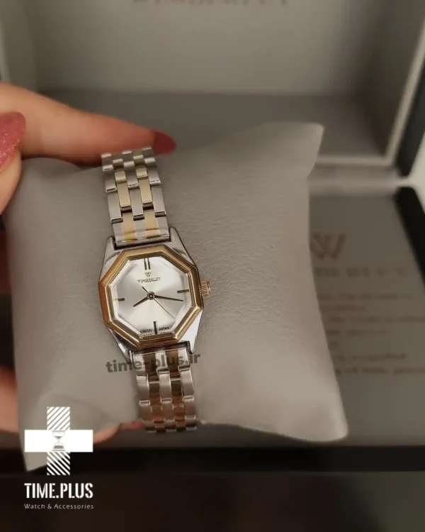 ساعت مچی زنانه ویمبرلی مدل WB-CS212L-W نقره ای و طلایی