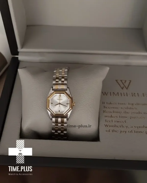 ساعت مچی زنانه ویمبرلی مدل WB-CS212L-W نقره ای و طلایی