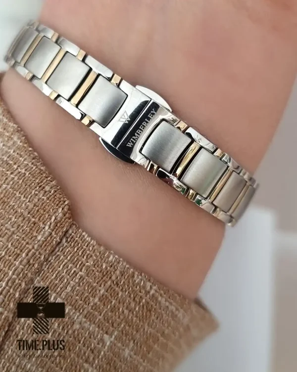 ساعت مچی زنانه ویمبرلی مدل WB-CS213L-R نقره ای و طلایی