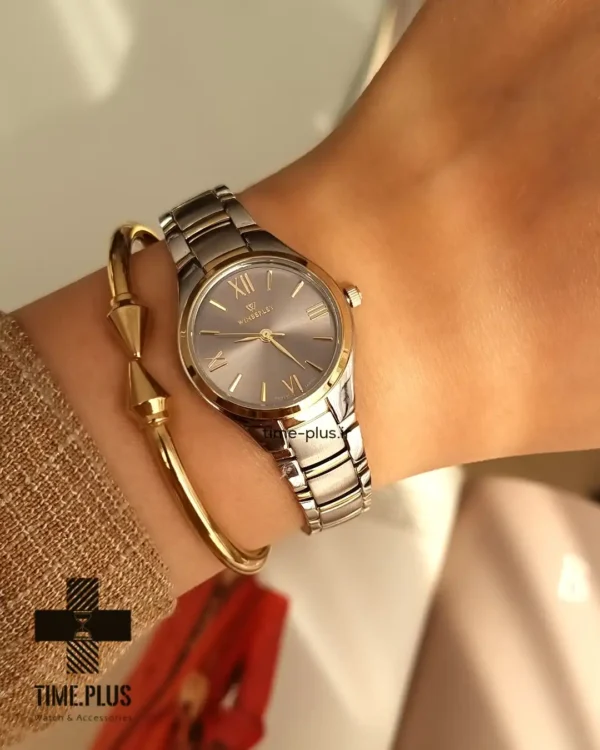 ساعت مچی زنانه ویمبرلی مدل WB-CS213L-R نقره ای و طلایی