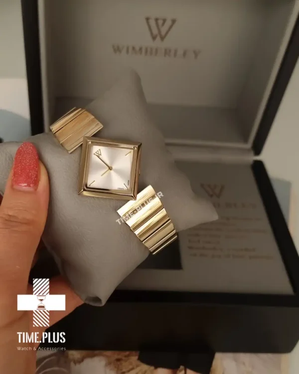 ساعت مچی زنانه ویمبرلی مدل WB-CS221L-H طلایی