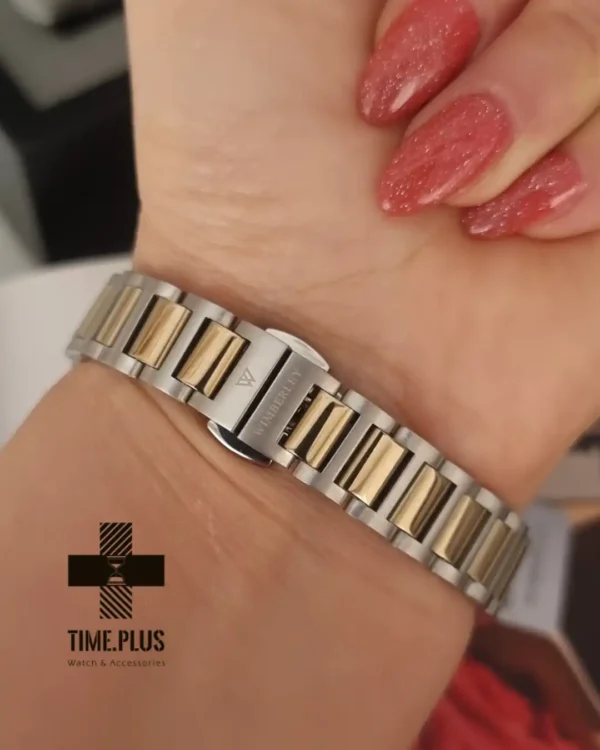 ساعت مچی زنانه ویمبرلی مدل WB-CS231L-R نقره ای طلایی