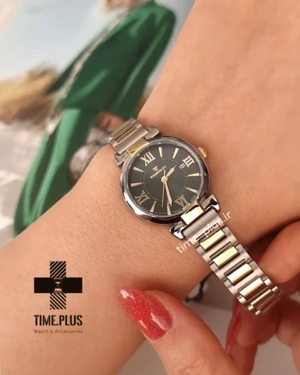 ساعت مچی زنانه ویمبرلی مدل WB-CS231L-R نقره ای طلایی