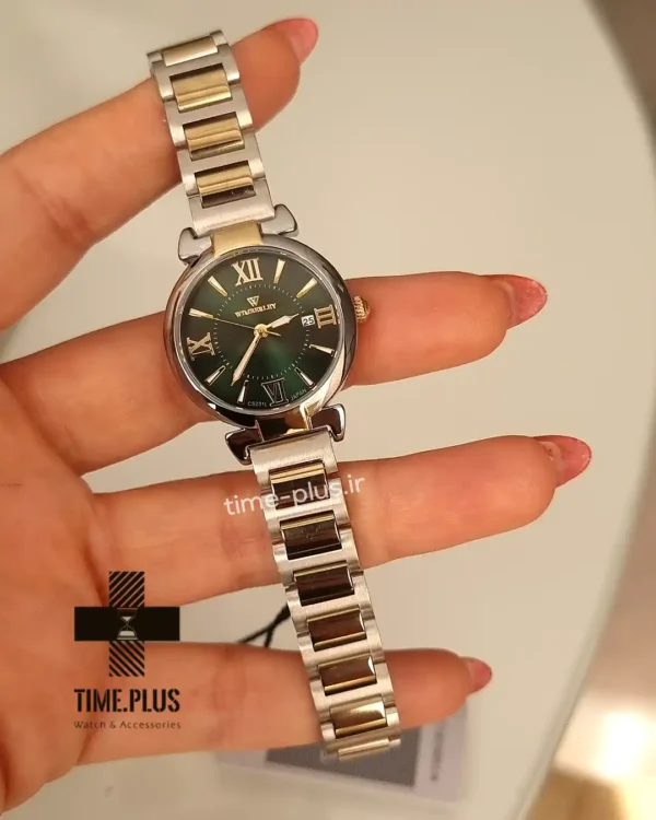 ساعت مچی زنانه ویمبرلی مدل WB-CS231L-R نقره ای طلایی