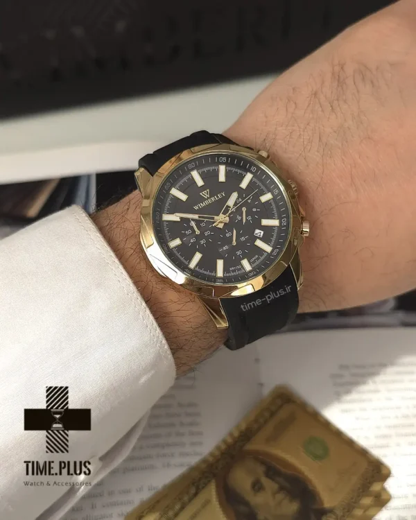 ساعت مچی مردانه ویمبرلی مدل WB-SR113G-L مشکی