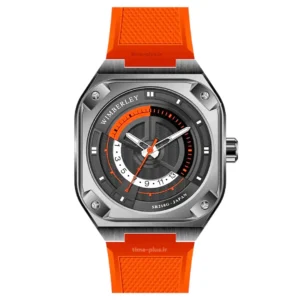 ساعت مچی مردانه ویمبرلی مدل WB-SR218G-A خاکستری و نارنجی