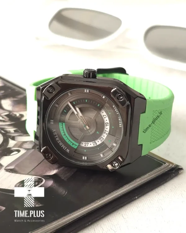 ساعت مچی مردانه ویمبرلی مدل WB-SR218G-L خاکستری و سبز