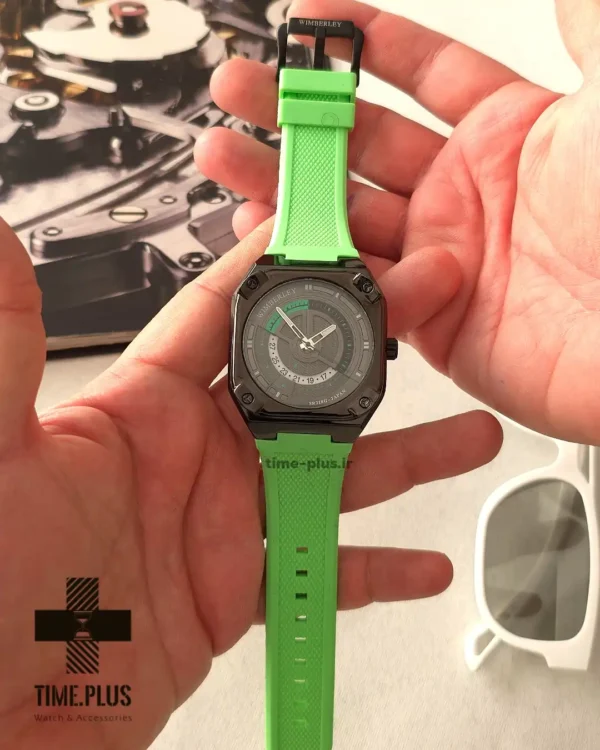 ساعت مچی مردانه ویمبرلی مدل WB-SR218G-L خاکستری و سبز
