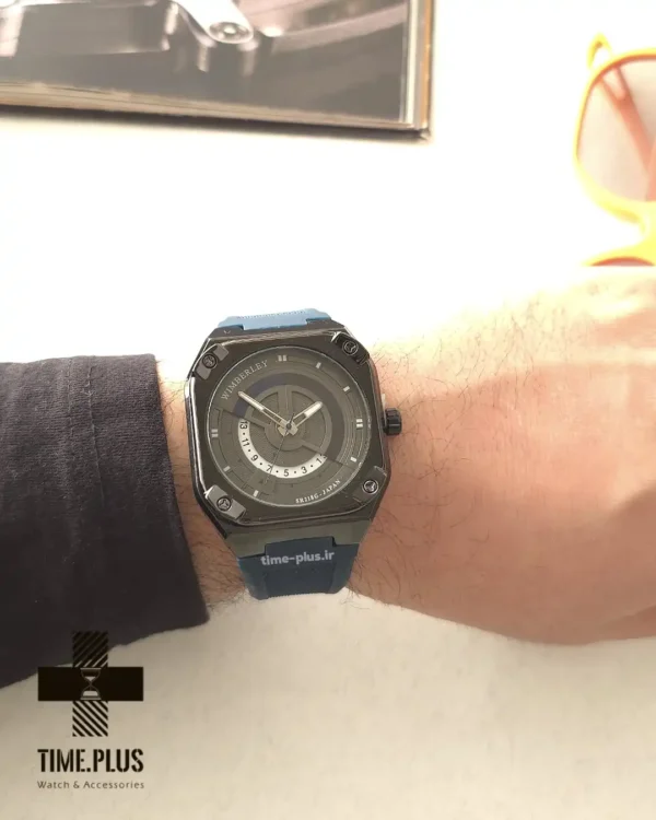 ساعت مچی مردانه ویمبرلی مدل WB-SR218G-S خاکستری و سرمه ای