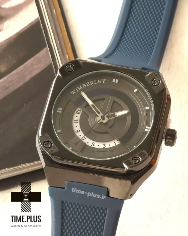 ساعت مچی مردانه ویمبرلی مدل WB-SR218G-S خاکستری و سرمه ای