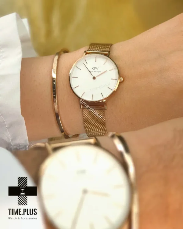 ساعت مچی ست زنانه و مردانه دنیل ولینگتون سفید