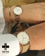 ساعت مچی ست زنانه و مردانه دنیل ولینگتون سفید