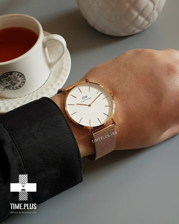 ساعت مچی ست زنانه و مردانه دنیل ولینگتون سفید