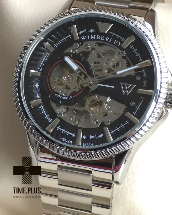 ساعت مچی مردانه ویمبرلی مدل WB-AS326G-B صفحه اسکلتون