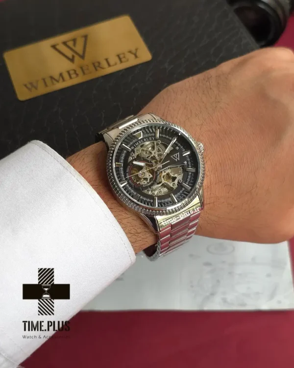 ساعت مچی مردانه ویمبرلی مدل WB-AS326G-B صفحه اسکلتون
