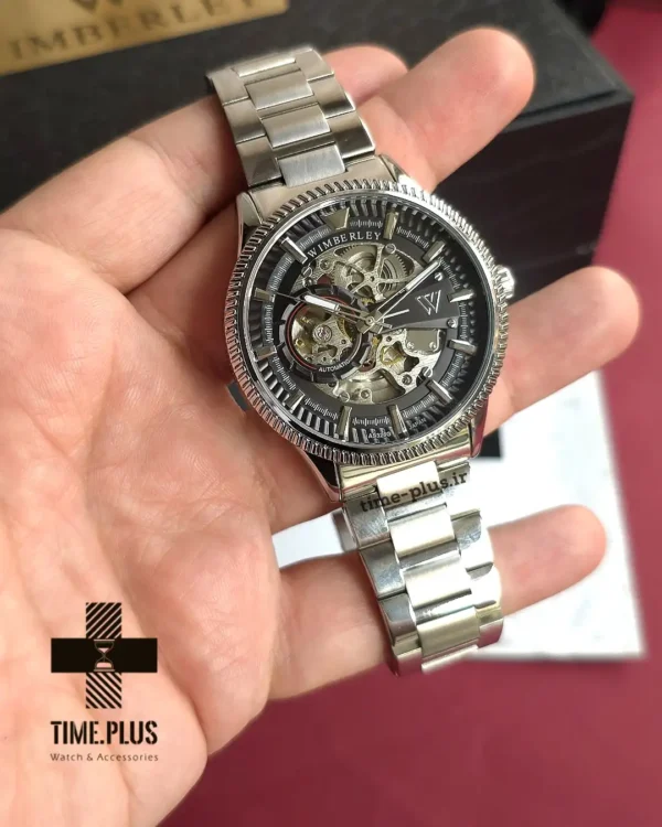 ساعت مچی مردانه ویمبرلی مدل WB-AS326G-B صفحه اسکلتون