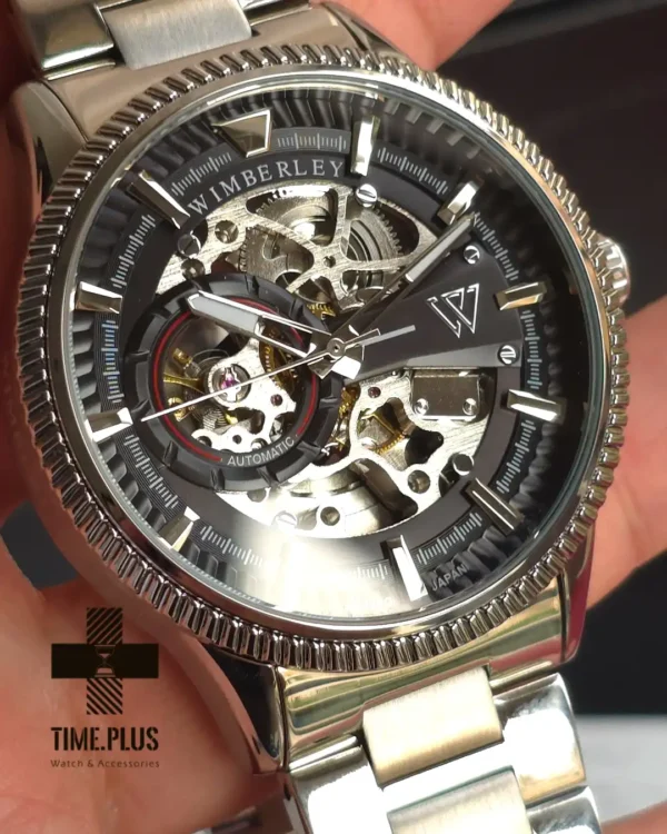 ساعت مچی مردانه ویمبرلی مدل WB-AS326G-B صفحه اسکلتون