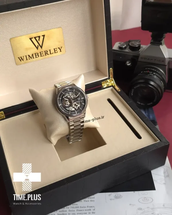 ساعت مچی مردانه ویمبرلی مدل WB-AS326G-B صفحه اسکلتون