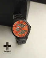 ساعت مچی مردانه ویمبرلی مدل WB-AS326G-Q صفحه اسکلتون, نارنجی