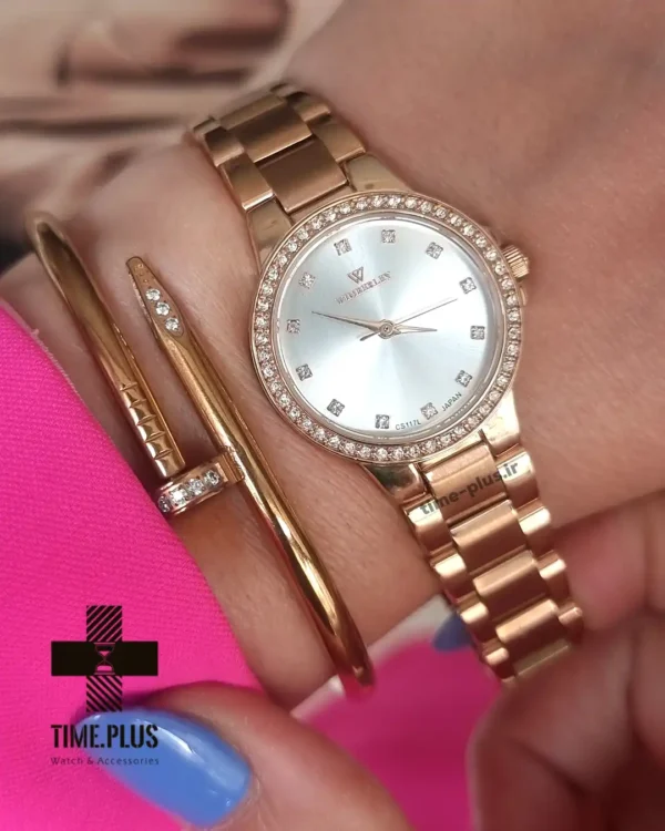 ساعت مچی زنانه ویمبرلی مدل WB-CR117L-O رزگلد