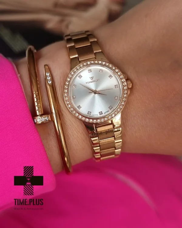 ساعت مچی زنانه ویمبرلی مدل WB-CR117L-O رزگلد