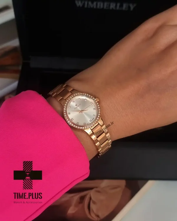 ساعت مچی زنانه ویمبرلی مدل WB-CR117L-O رزگلد