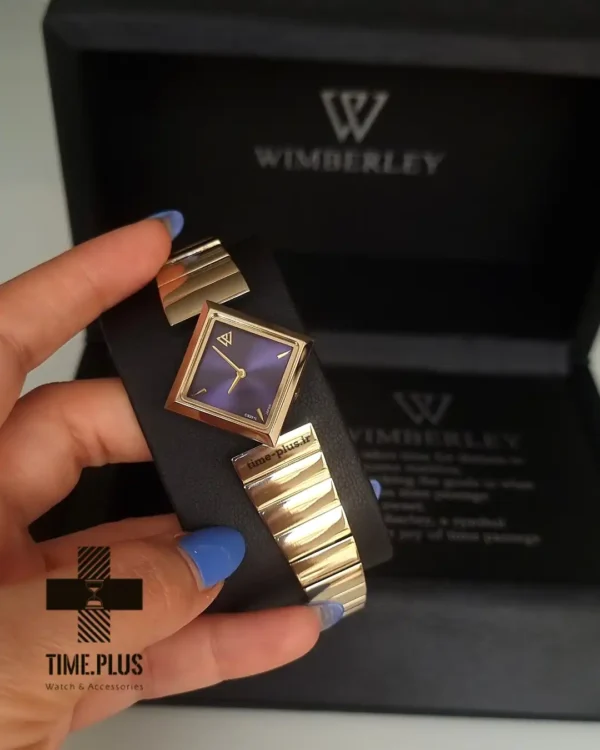 ساعت مچی زنانه ویمبرلی مدل WB-CS221L-k طلایی