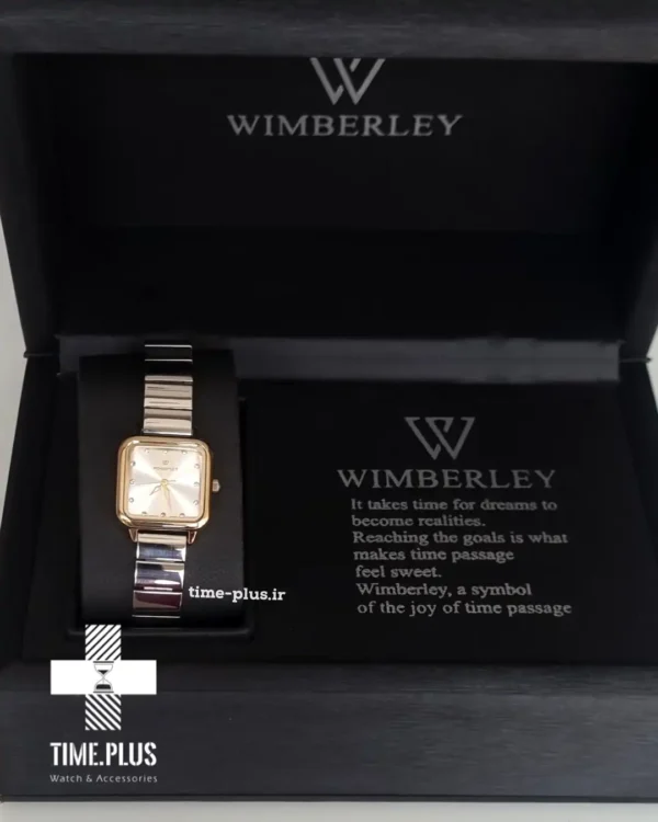 ساعت مچی زنانه ویمبرلی مدل WB-CS234L-T طلایی