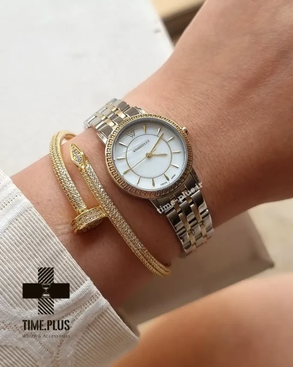 ساعت مچی زنانه ویمبرلی مدل WB-CS314L-0 نقره ای و طلایی