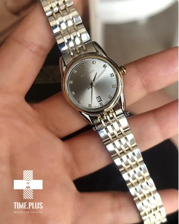 ساعت مچی زنانه ویمبرلی مدل WB-CS319L-P نقره ای و طلایی