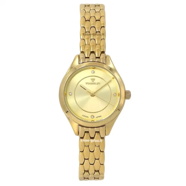 ساعت مچی زنانه ویمبرلی مدل WB-CS320L-M طلایی