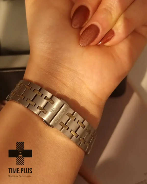 ساعت مچی ست زنانه و مردانه ویمبرلی مدل زنانه : WB-SA216L-J, مردانه : WB-Ss216G-J نقره ای