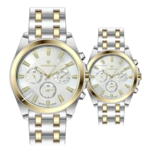 ساعت مچی ست زنانه و مردانه ویمبرلی مدل زنانه : WB-SA216L-J, مردانه : WB-Ss216G-J نقره ای