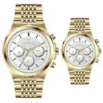 ساعت مچی ست زنانه و مردانه ویمبرلی مدل زنانه: WB-SS116L-M, مردانه: WB-SS116G-M سفید