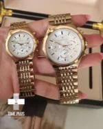 ساعت مچی ست زنانه و مردانه ویمبرلی مدل زنانه: WB-SS116L-M, مردانه: WB-SS116G-M سفید