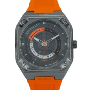 ساعت مچی مردانه ویمبرلی مدل WB-SR218G-A خاکستری و نارنجی