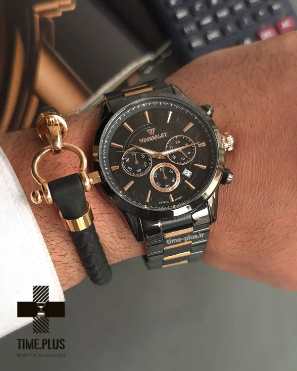 ساعت مچی مردانه ویمبرلی مدل WB-SS317G-W طوسی