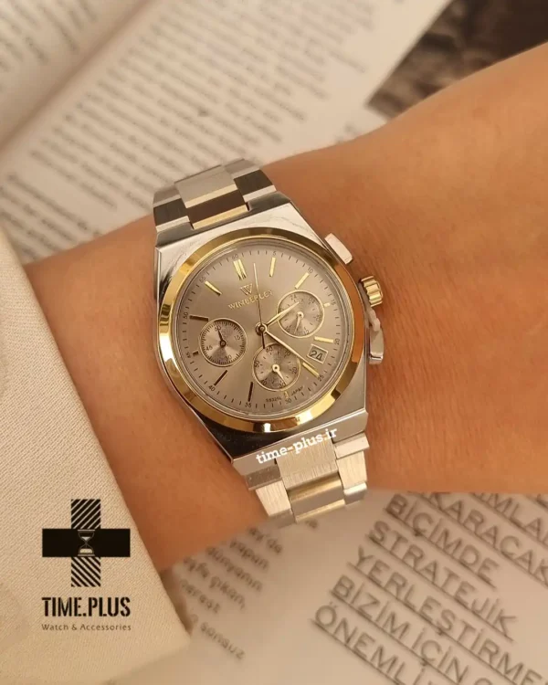 ساعت مچی زنانه ویمبرلی مدل WB-SS325L-L نقره ای طلایی