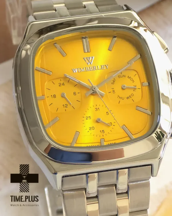 ساعت مچی مردانه ویمبرلی مدل WB-SS331G-G زرد